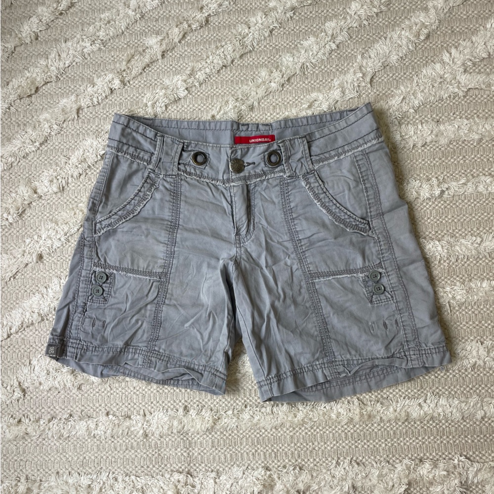 UNIONBAY Light Gray Cargo Shorts
